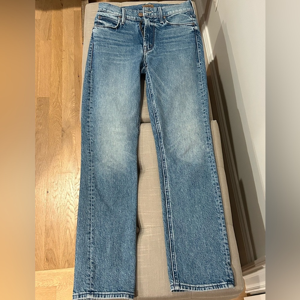 MOTHER Women's Straight Leg Jeans - Blue